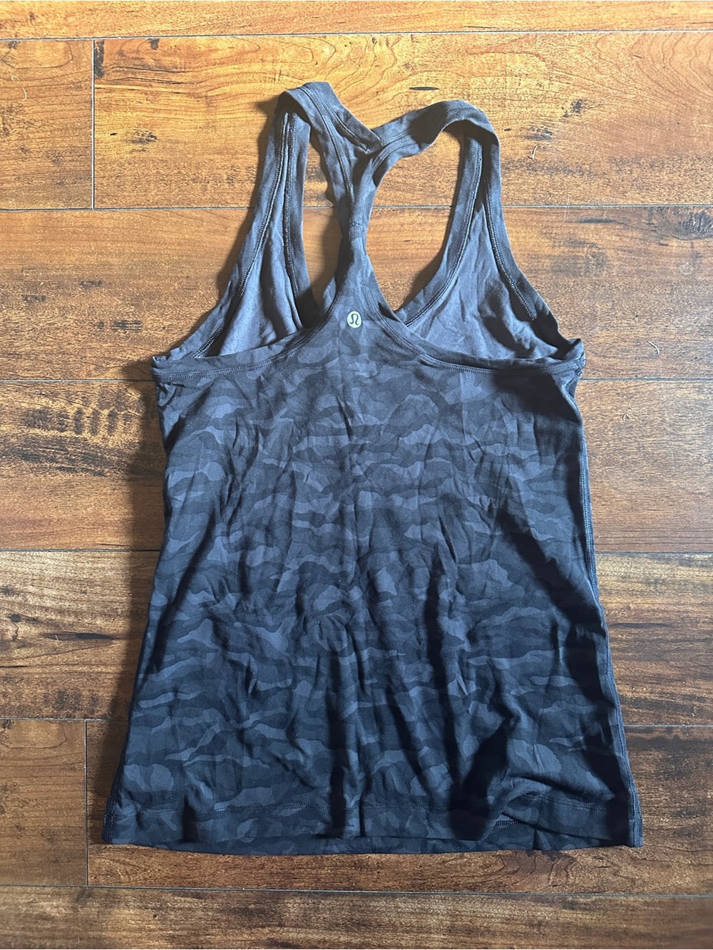 Lululemon Women's Black Camouflage Racerback Tank